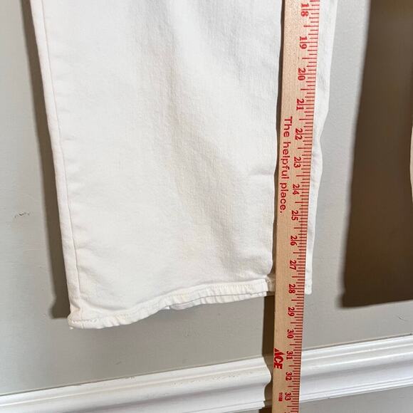 Good American Good Legs Light Compression Denim Jeans Size 20 Cloud White Plus - Picture 7 of 10